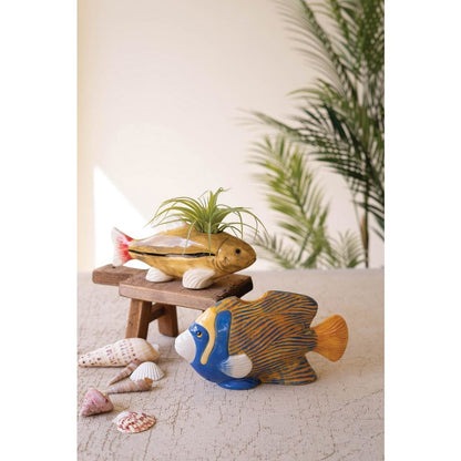 Set Of Two Ceramic Fish Vases