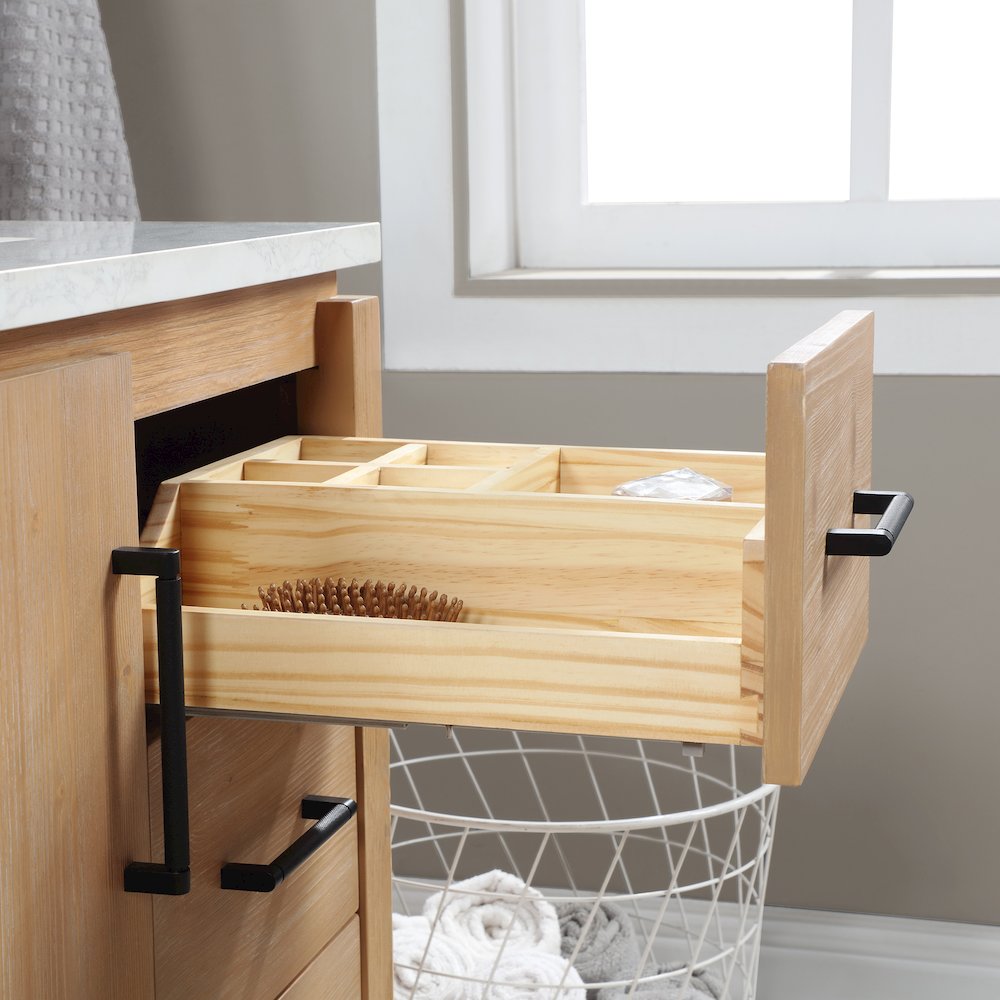 San 36" Free-standing Single Bath Vanity in Fir Wood Brown