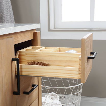San 36" Free-standing Single Bath Vanity in Fir Wood Brown