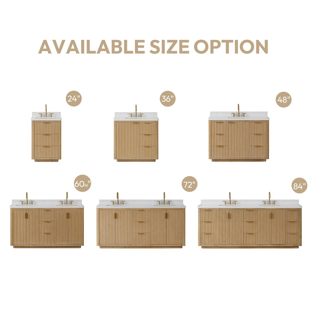 Cádiz 72in. Free-standing Double Bathroom Vanity in Washed Ash Grey