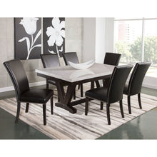 Finley Black PU Side Chair, Set of 2