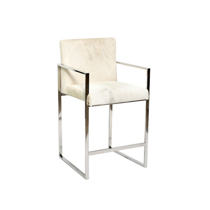 Bethel International Living Room Chair in Chrome Color