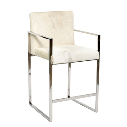 Bethel International Living Room Chair in Chrome Color