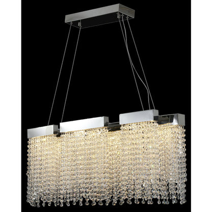 Bethel International LED Chandelier in Chrome Color
