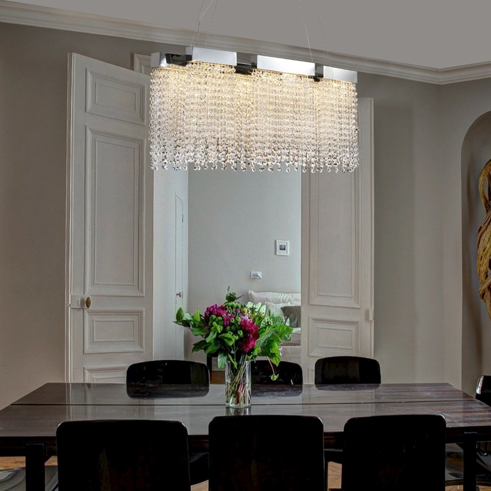 Bethel International LED Chandelier in Chrome Color
