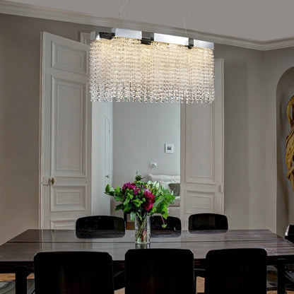 Bethel International LED Chandelier in Chrome Color