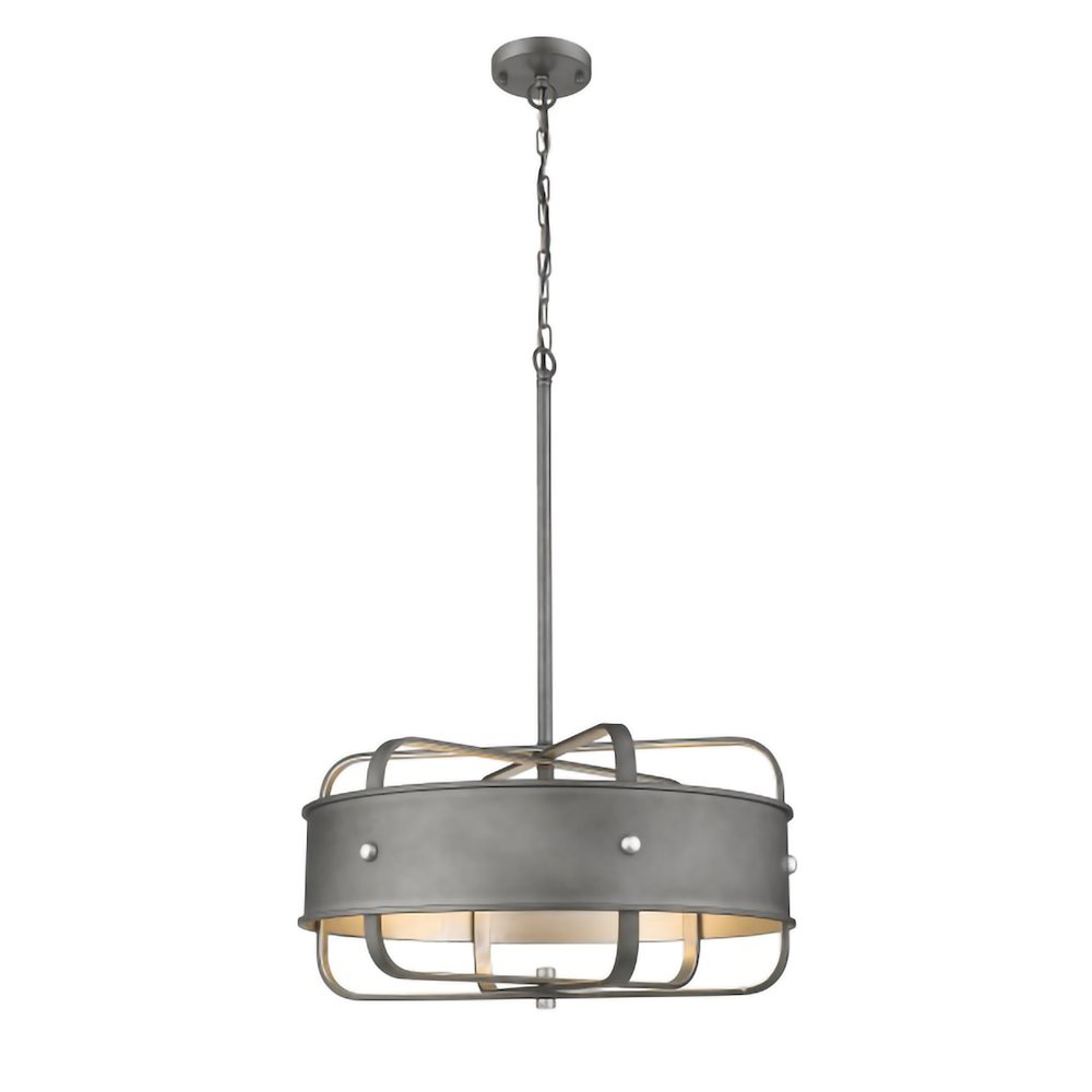 Bethel International Chandelier in Silver Color