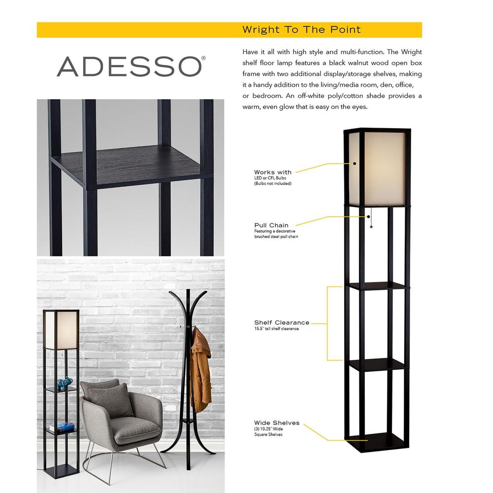 Wright Shelf Floor Lamp