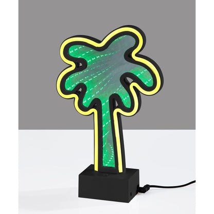 Infinity Neon Palm Tree Table/Wall Lamp