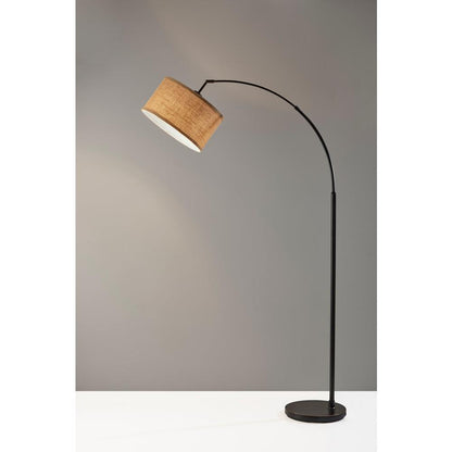 Burlap Arc Lamp