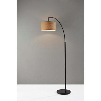 Burlap Arc Lamp