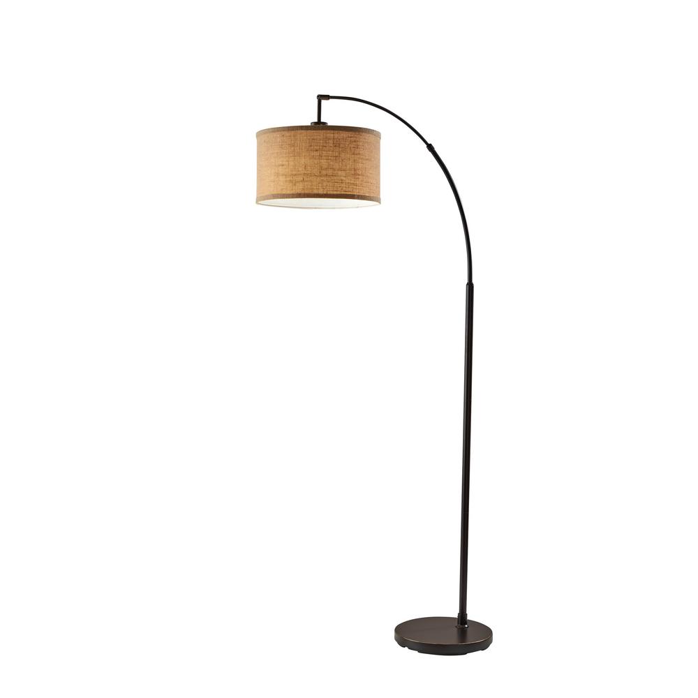 Burlap Arc Lamp