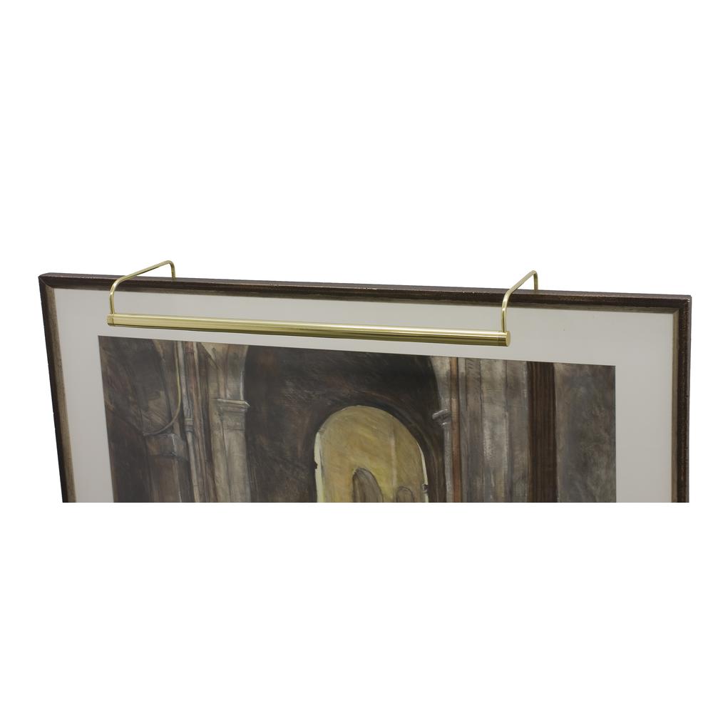 Slim-Line 21" Polished Brass Plug-In Picture Lights