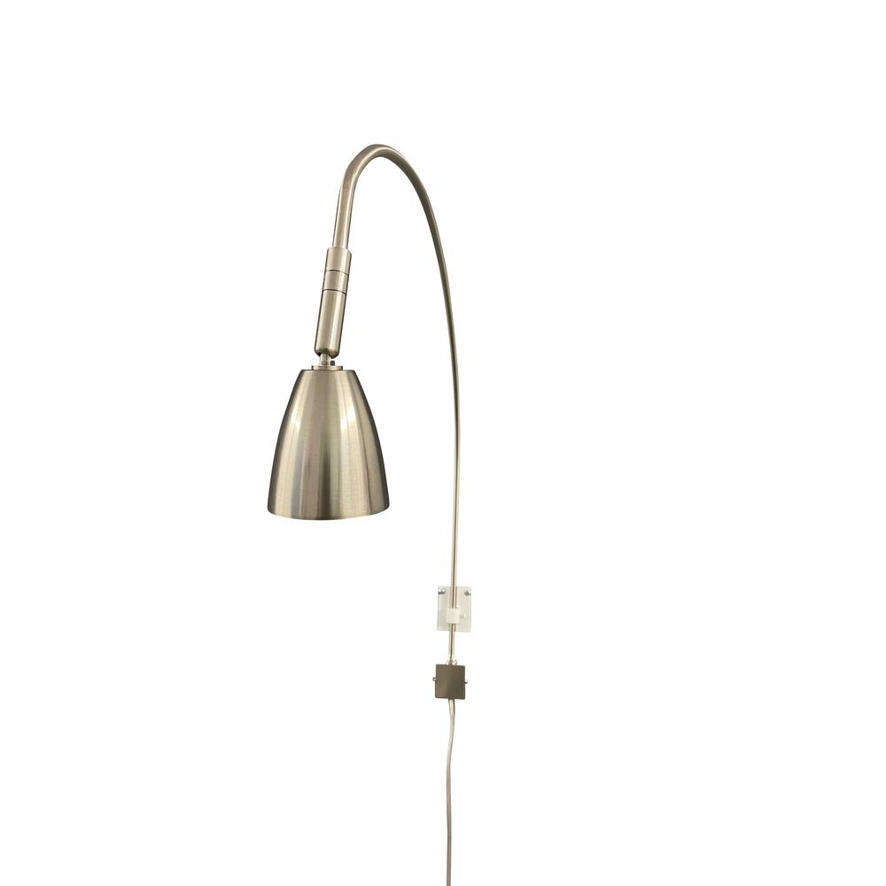 Advent Arch LED satin nickel plug in picture light (GU10LED included)