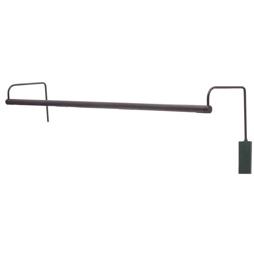 Slim-Line 43" LED Plug-In Picture Lights in Oil Rubbed Bronze