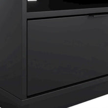 Modern Oak Wall-Mounted TV Stand for 75 Inch Flat Screen with Engineered Wood