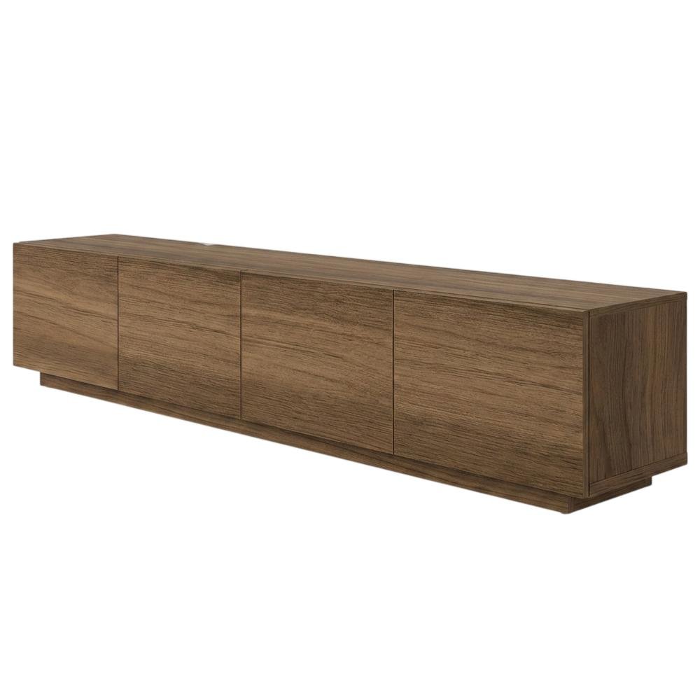 Wall Mounted Floating TV Stand for 75 Inch TV in Sleek Finish