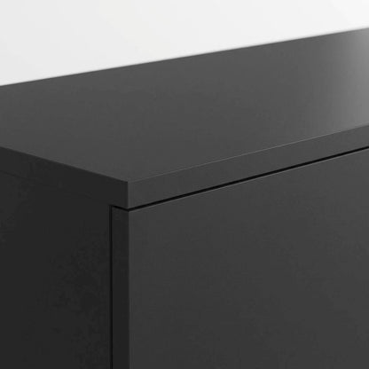 Gray Floating TV Stand with Wall Mounting and Spacious Storage