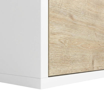 White Floating TV Stand for Up to 80 Inch TVs – Wall Mounted Media Console