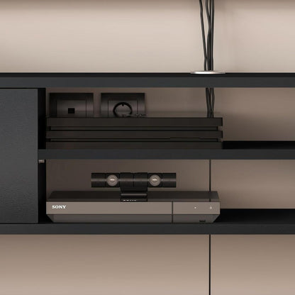 Atelier Mobili Floating TV Stand 70 Inch, Wall Mounted Entertainment Center