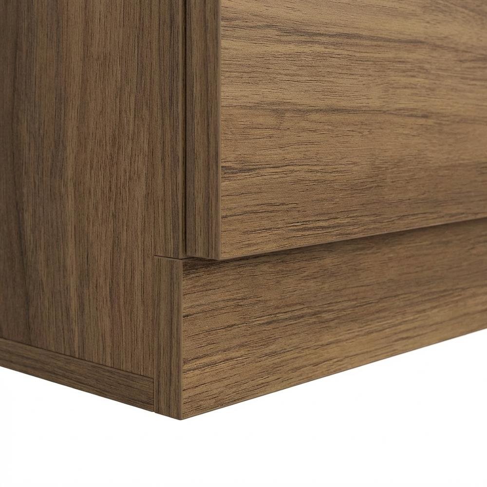 Wall Mounted Floating TV Stand for 75 Inch TV in Sleek Finish