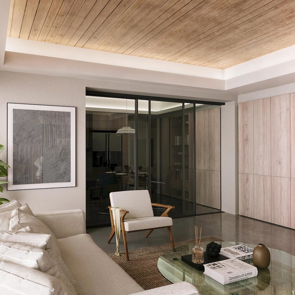 Glass Room Divider Panel and Partition Wall