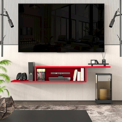 Floating TV Stand for Up to 65 Inch TVs – Wall Mounted Floating Shelf