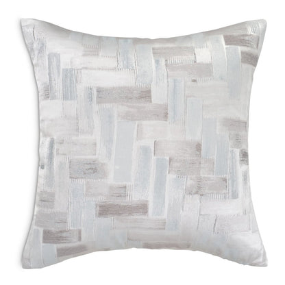 GLAMtastic Lexi 21" Square Pillow, Set of 2 - Spa
