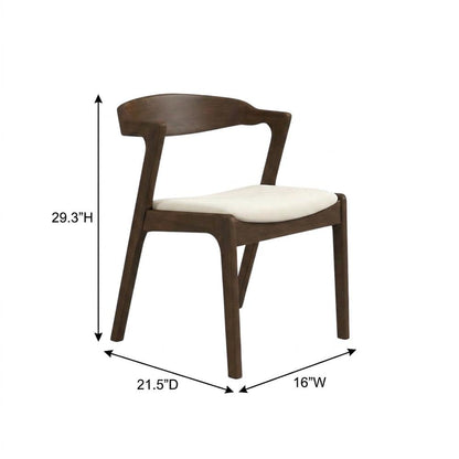 Velvet-Upholstered Solid Wood Dining Chairs, Blue, Dark Yellow, Cream, Set of 2