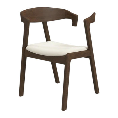 Velvet-Upholstered Solid Wood Dining Chairs, Blue, Dark Yellow, Cream, Set of 2