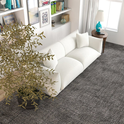 Emma Mid Century Modern Luxury Cream Boucle Sofa