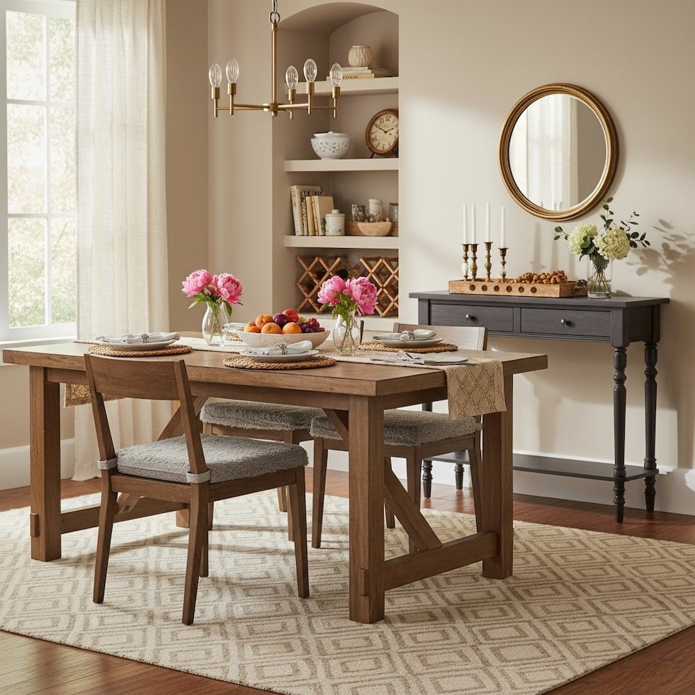Gray Narrow Console Table – Entryway Table with 2 Drawers and Storage Shelf