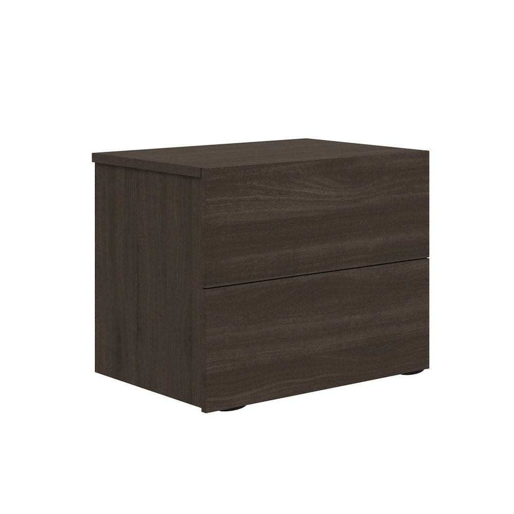 Ayla Nightstand In Dark Oak Melamine