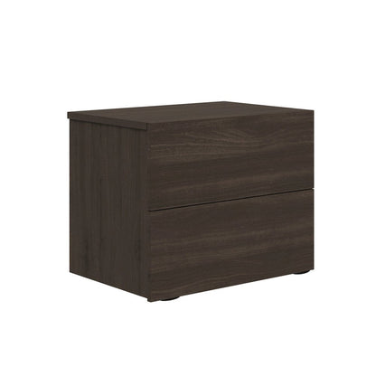 Ayla Nightstand In Dark Oak Melamine