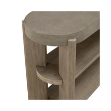 Affinity Sofa Table for Living Room - Dusty Taupe Faux Concrete Tops