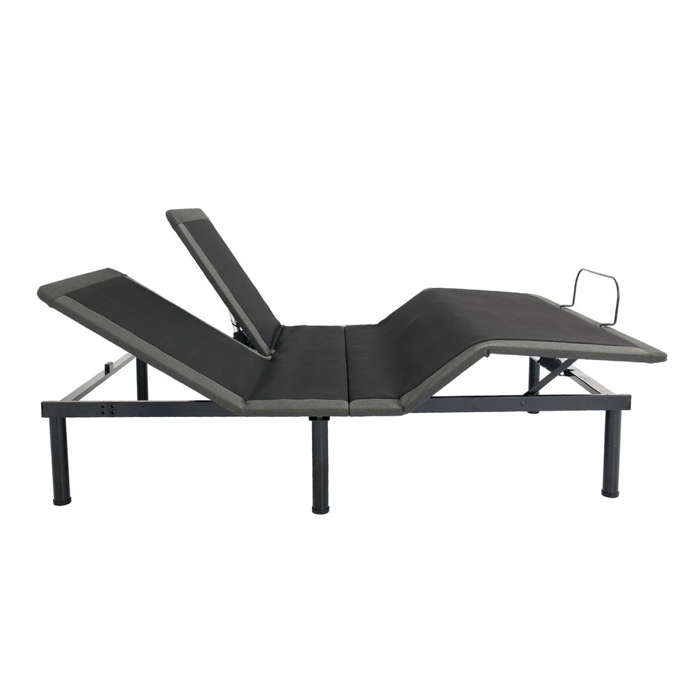 Queen Size Flex Top Quick Assembly Adjustable Bed Frame Voice Activated Controls