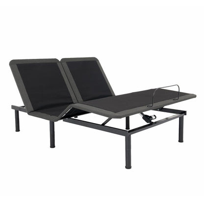 Queen Size Flex Top Quick Assembly Adjustable Bed Frame Voice Activated Controls