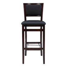 Merlot Bar Stool with Foldable Backrest and Cushioned Seat for Kitchen