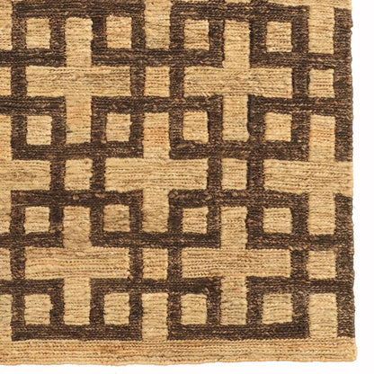 Soumak Beige & Brown 5x8, Rug