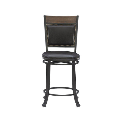 Franklin Swivel 24 inch Counter Stool Brown