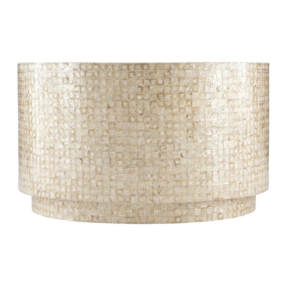 Gold and Ivory Coffee Table with Modern Design and Durable Construction