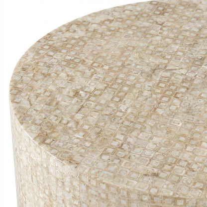 Gold and Ivory Coffee Table with Modern Design and Durable Construction