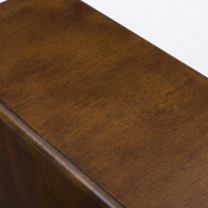 Hazelnut Accent Table with Stylish Surface and Compact Design