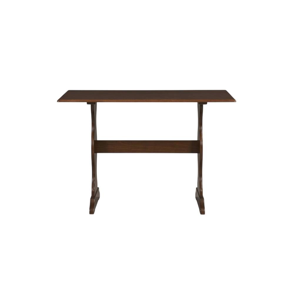 Walnut Dining Table with Solid Pine Top and Rustic Finish