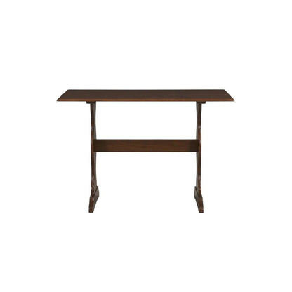 Walnut Dining Table with Solid Pine Top and Rustic Finish