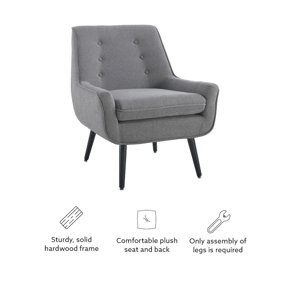 Trelis Chair - Gray Flannel