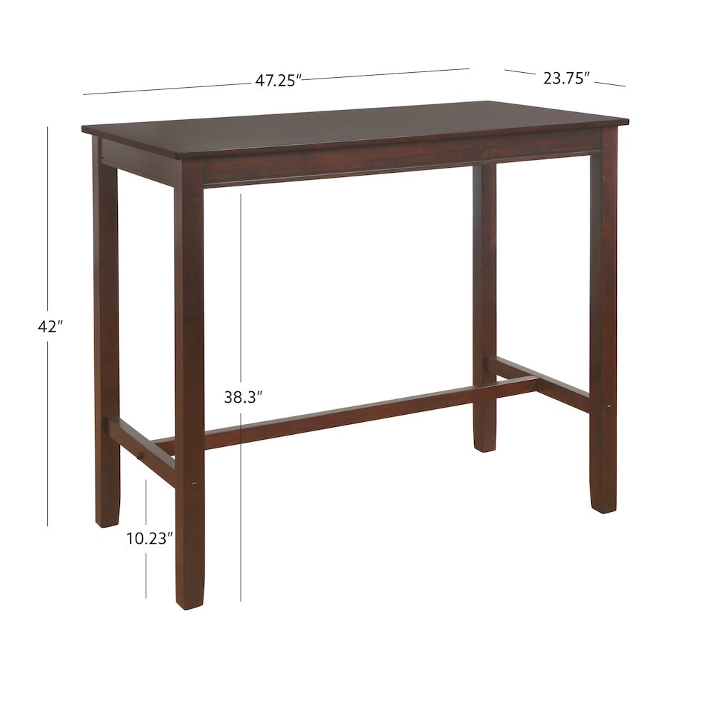 Claridge Bar Pub Table Brown