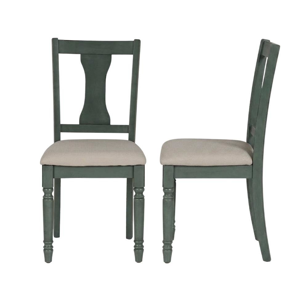 Set of 2 Willow Side Chairs with Comfortable Seat and Modern Design