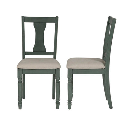 Set of 2 Willow Side Chairs with Comfortable Seat and Modern Design