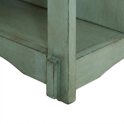 Teal, Side Table, Quality Build, Durable Wood Frame